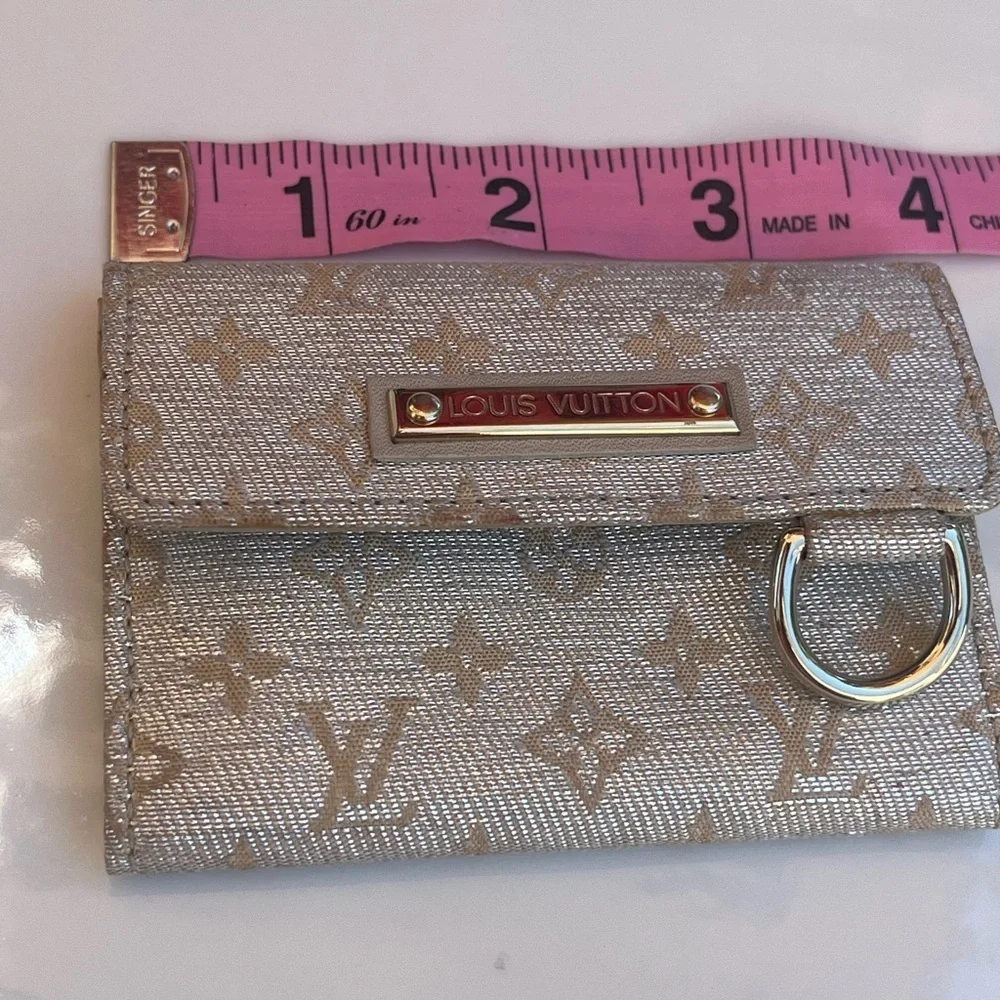 LOUIS VUITTON MINI LIN SHINE MONOGRAM WALLET